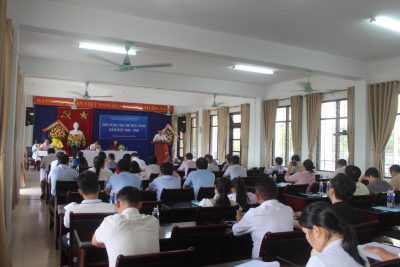 Hội nghị cha mẹ học sinh Trường THCS & THPT Nguyễn Khuyến năm học 2022-2023