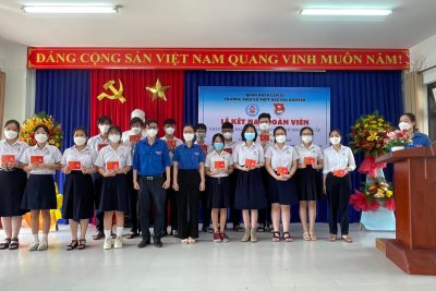 LỄ KẾT NẠP ĐOÀN VIÊN  (NĂM HỌC 2021-2022)